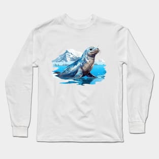 Leopard Seal Long Sleeve T-Shirt